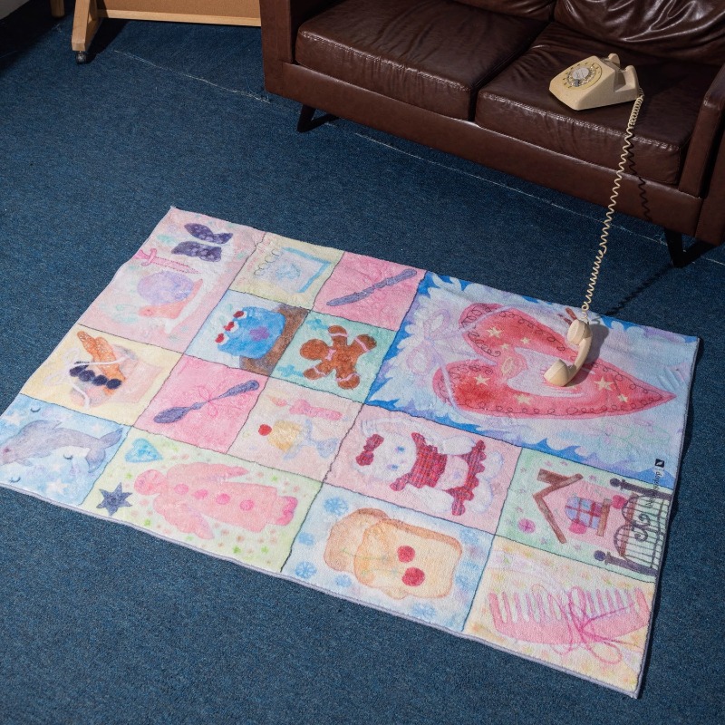 Pink Cute Girl Bedroom Carpet  - Home Decor Ig recension och pris