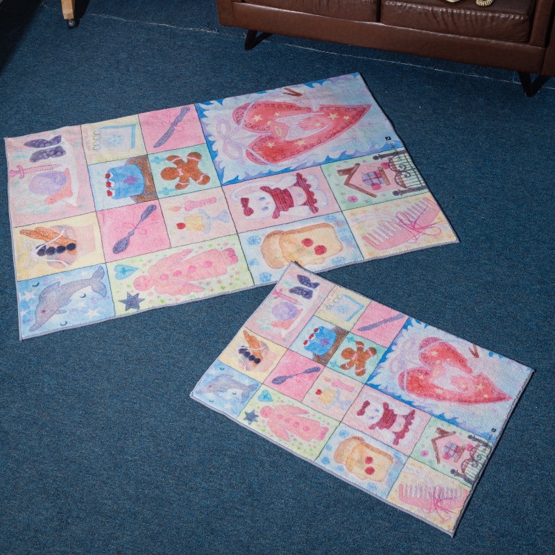Pink Cute Girl Bedroom Carpet  - Home Decor Ig recension och pris