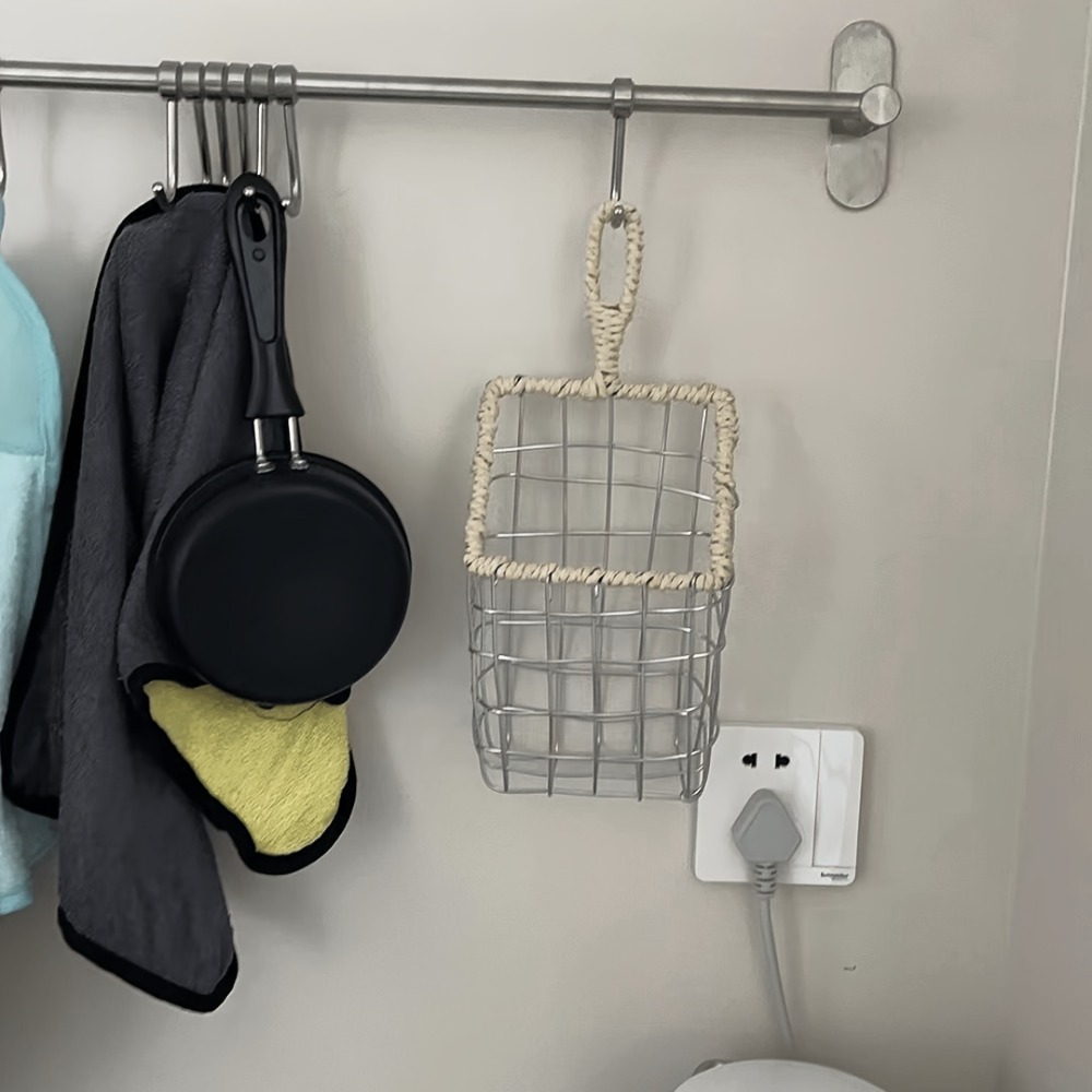 Rustic Woven Wire Hanging Stor - Woven Wall Basket recension och pris