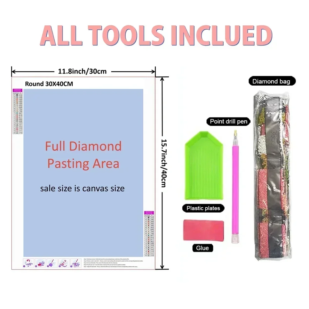 5d DIY Diamond Art Painting Ki - Home Decor Vancouver recension och pris