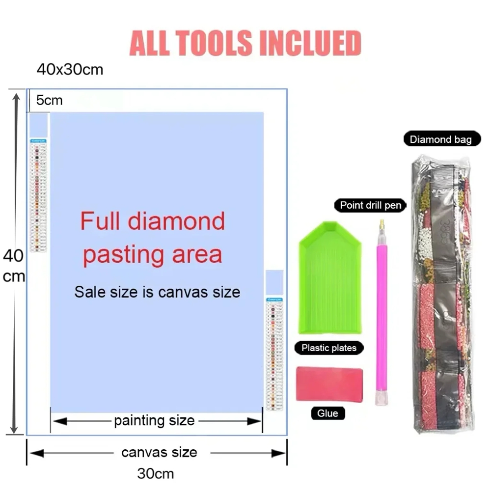 5d DIY Diamond Art Painting Ki - Home Decor Vancouver recension och pris