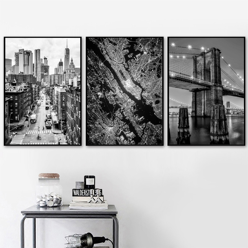 New York City Canvas Painting  - Home Decor New York recension och pris