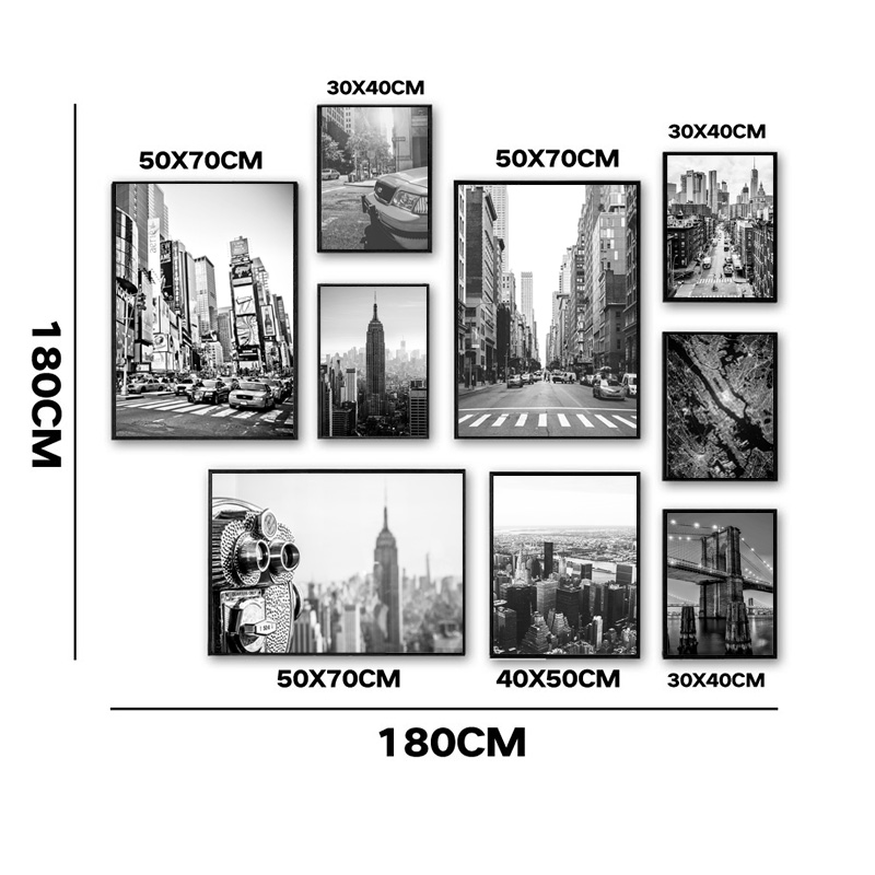 New York City Canvas Painting  - Home Decor New York recension och pris