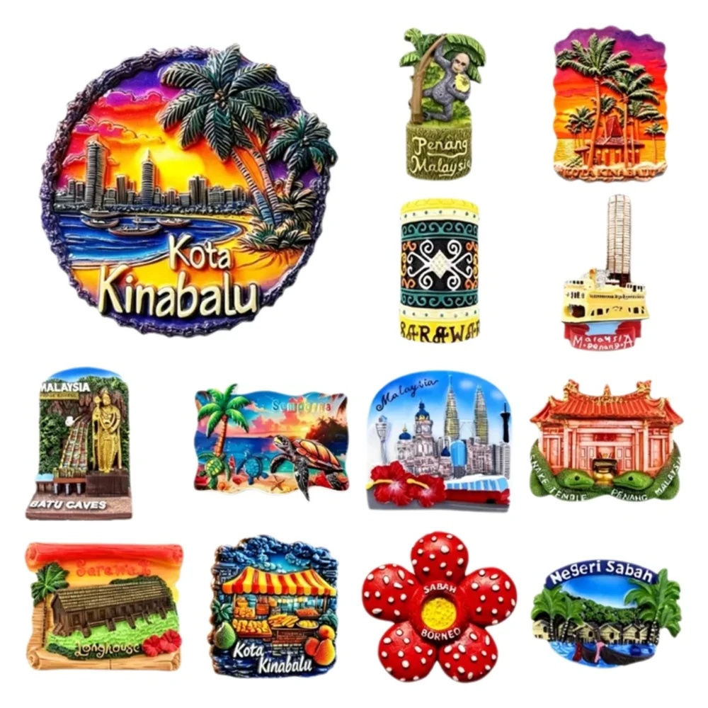 Malaysia 3D Fridge Magnets, Ku - Home Decor Malaysia recension och pris